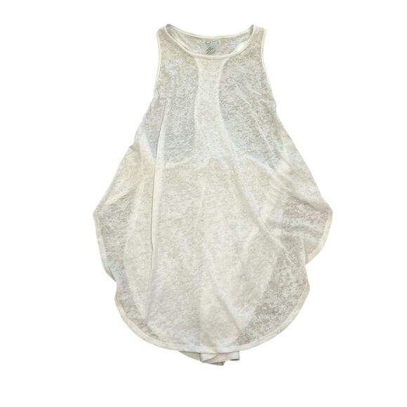 DYI Define Your Inspiration Open Flowy Sheer Tank White - Picture 1 of 4